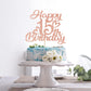 Unoggsor Rose Gold Glitter Happy 15th Birthday Cake Topper - Hello 15, Cheers to 15 Years, 15 & Fabulous, 15th Birthday/Anniversary Party Decorations