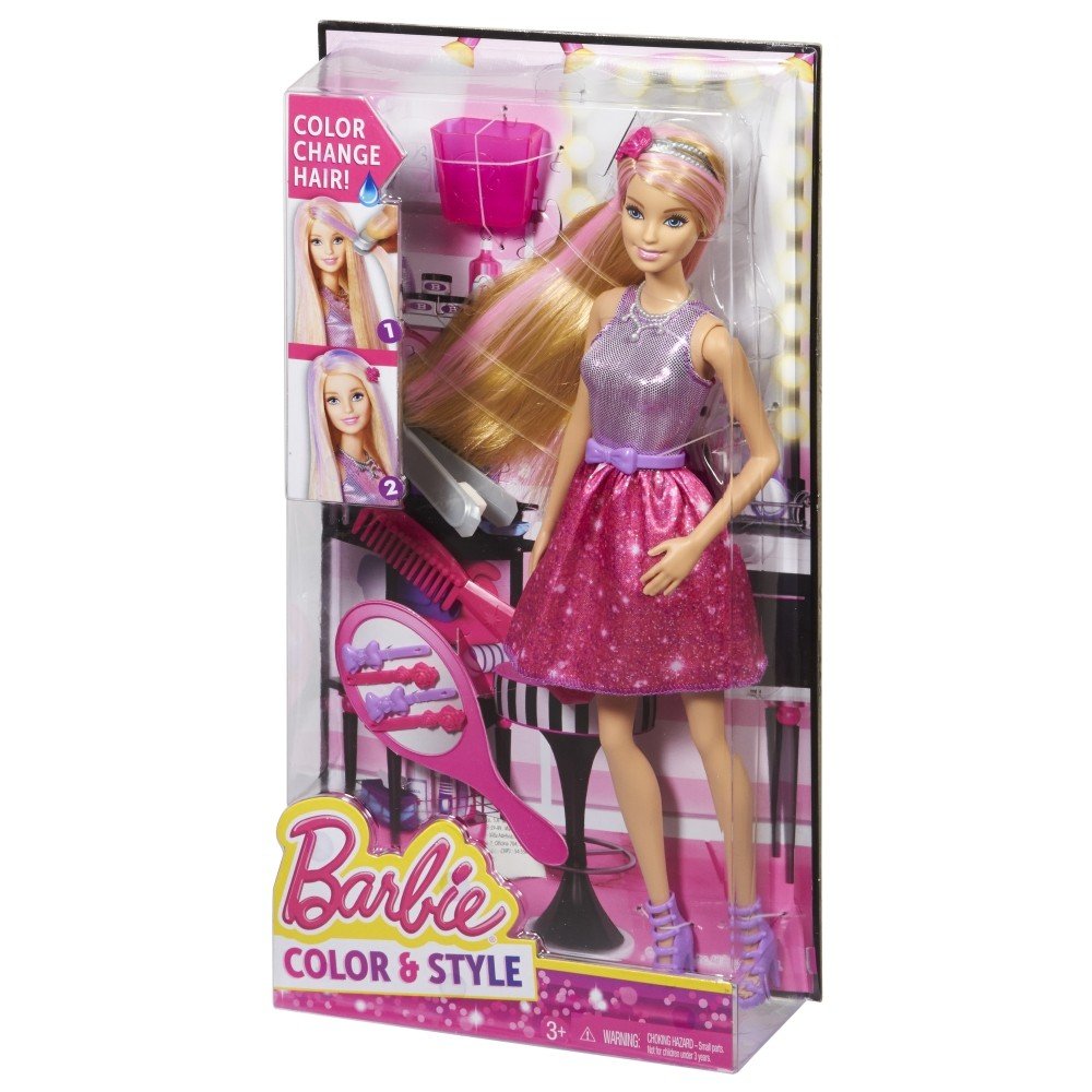 Barbie Hair Color and Style Doll