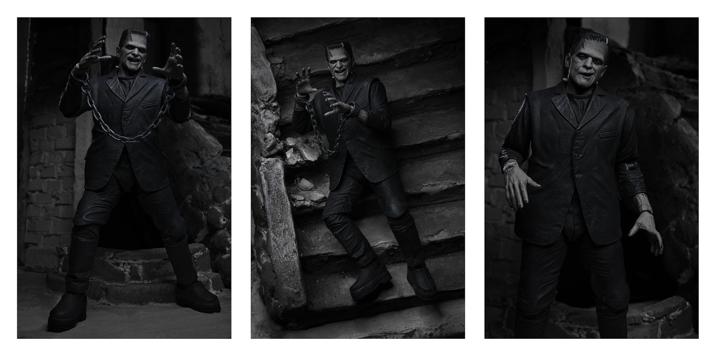 NECA Universal Monsters - Ultimate Frankenstein's Monster (B&W) - 7” Scale Action Figure