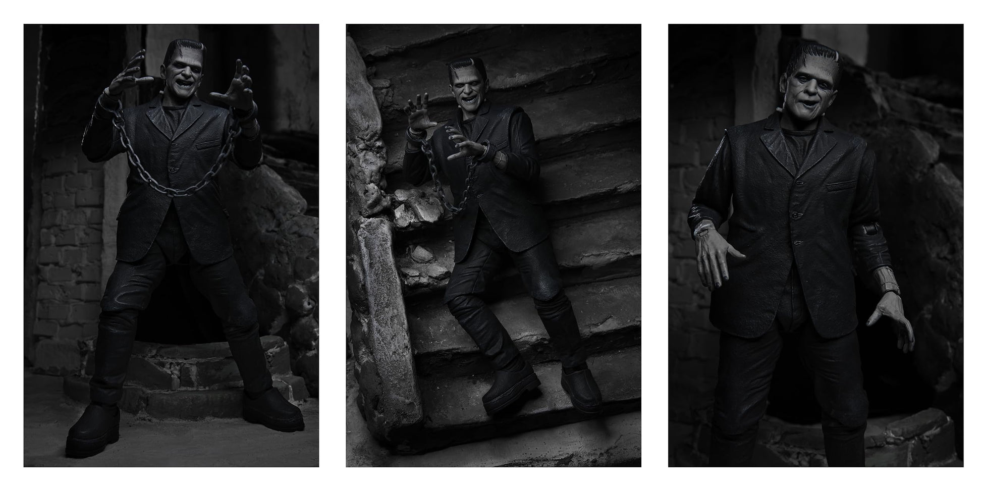 NECA Universal Monsters - Ultimate Frankenstein's Monster (B&W) - 7” Scale Action Figure