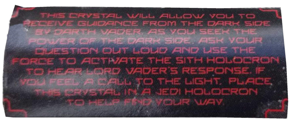 Star Wars Galaxy's Edge Kyber Crystal (Darth Vader Force Guidance Kyber Crystal)