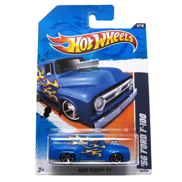 2011 HW Heat Fleet '56 Ford F-100 Blue #93/244
