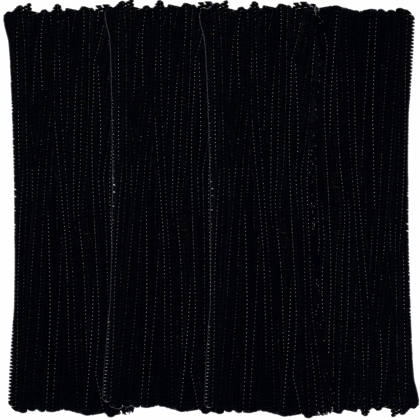 Pipe Cleaners Black Chenille Stems?400 Pack) for Crafts Art Creative Decorations (6 mm x 12 Inch)