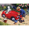 Bits and Pieces - Washing The Car Jigsaw Puzzle for Adults - Nostalgic Childhood Summer Scene by Kevin Walsh (500 Piece Puzzle)