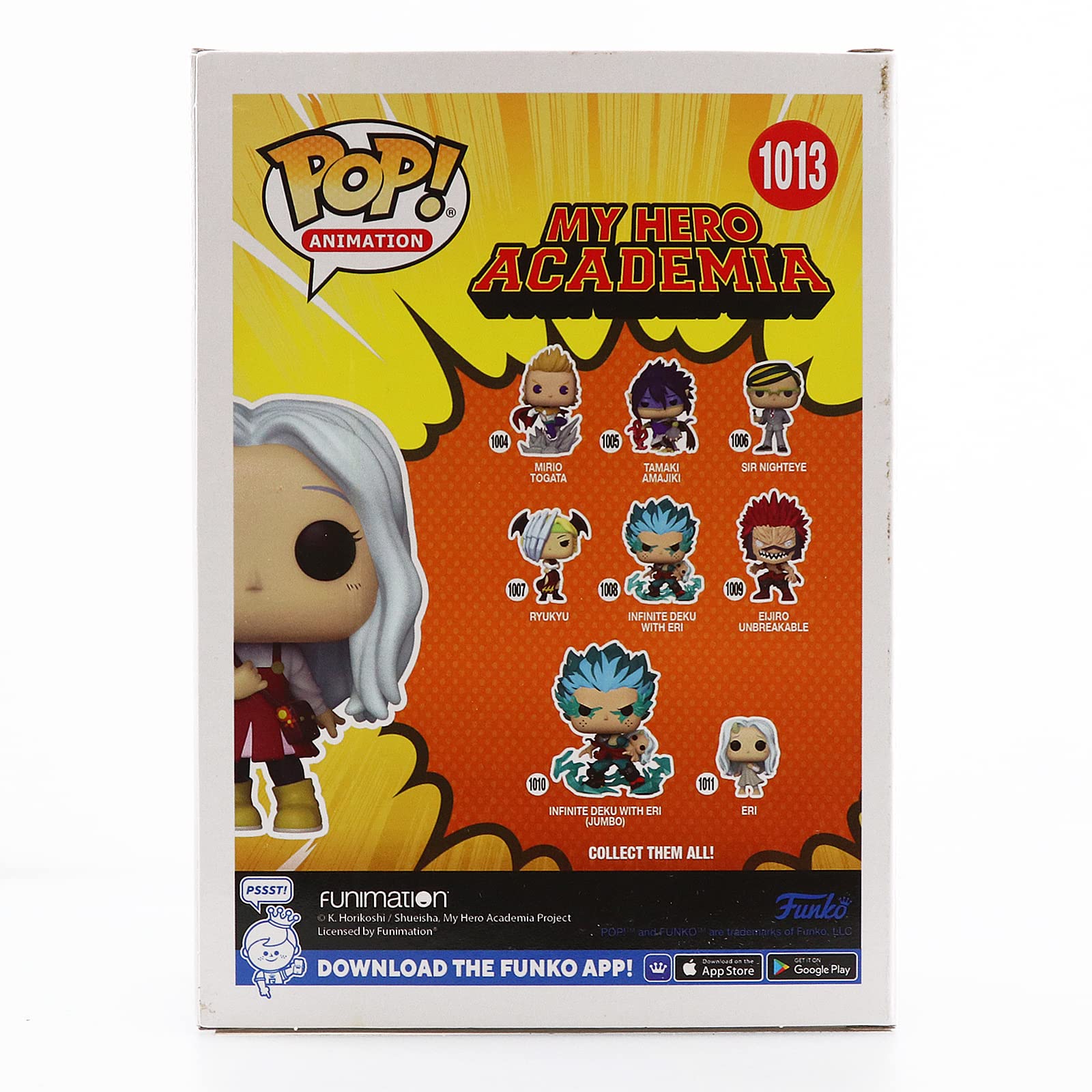 Funko My Hero Academia Pop! Animation Eri Vinyl Figure Hot Topic Exclusive Multi None