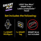 LEGO Star Wars SMART Play: Luke’s Landspeeder - Building Toy for Action Play - Compatible Set with a SMART Tag and 2 Minifigures - Gift for Boys