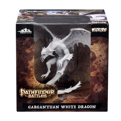 WizKids Pathfinder Battles Deep Cuts - Gargantuan White Dragon