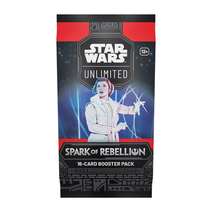 Star Wars: Unlimited TCG Spark of Rebellion Booster Pack - Fast-Paced Trading Card Game for Kids and Adults, Ages 12+, 2+ Players, 20 Minute Playtime