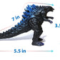 EZFun Set of 8 Godzilla Toys Movable Joint Birthday Kids 2019 Action Figures King of the Monsters Burning Heisei Mecha Ghidorah Pack Plastic Mini
