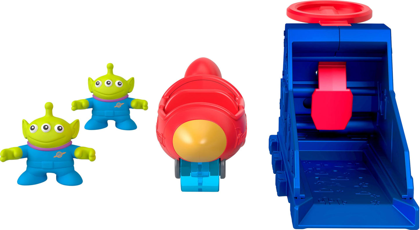 Fisher-Price Story Imaginext Toy Launcher Set with Alien & Vehicle