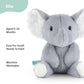 The Peanutshell Plush Elephant Stuffed Animal - 10 inch - Baby Safe - Machine Washable - Soft Elephant Baby Toys, Newborn Infant Toddler, Plushies