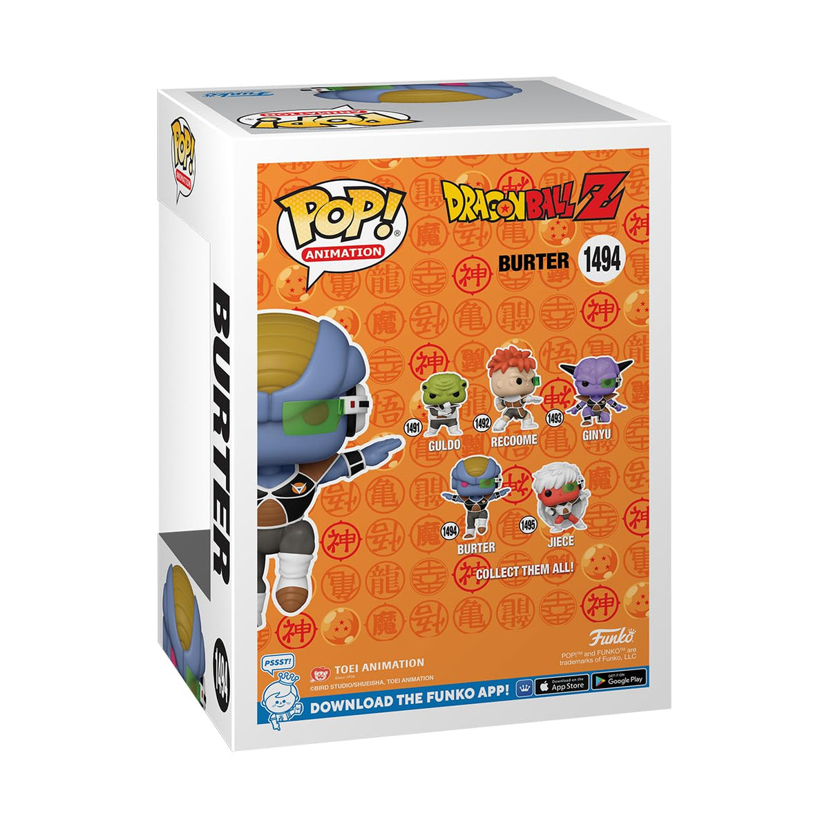 Funko POP! Animation: Dragon Ball Z - Burter