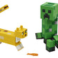 LEGO Minecraft Creeper BigFig and Ocelot Characters 21156 Buildable Toy Minecraft Figure Gift Set for Play and Decoration, New 2020 (184 Pieces)