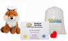 Stuffems Toy Shop Make Your Own Stuffed Animal Mini 8 Inch Super Fluffy Fox Kit - No Sewing Required!