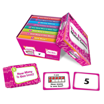 EAI Education Ten Frame Match Games: Grade K-1