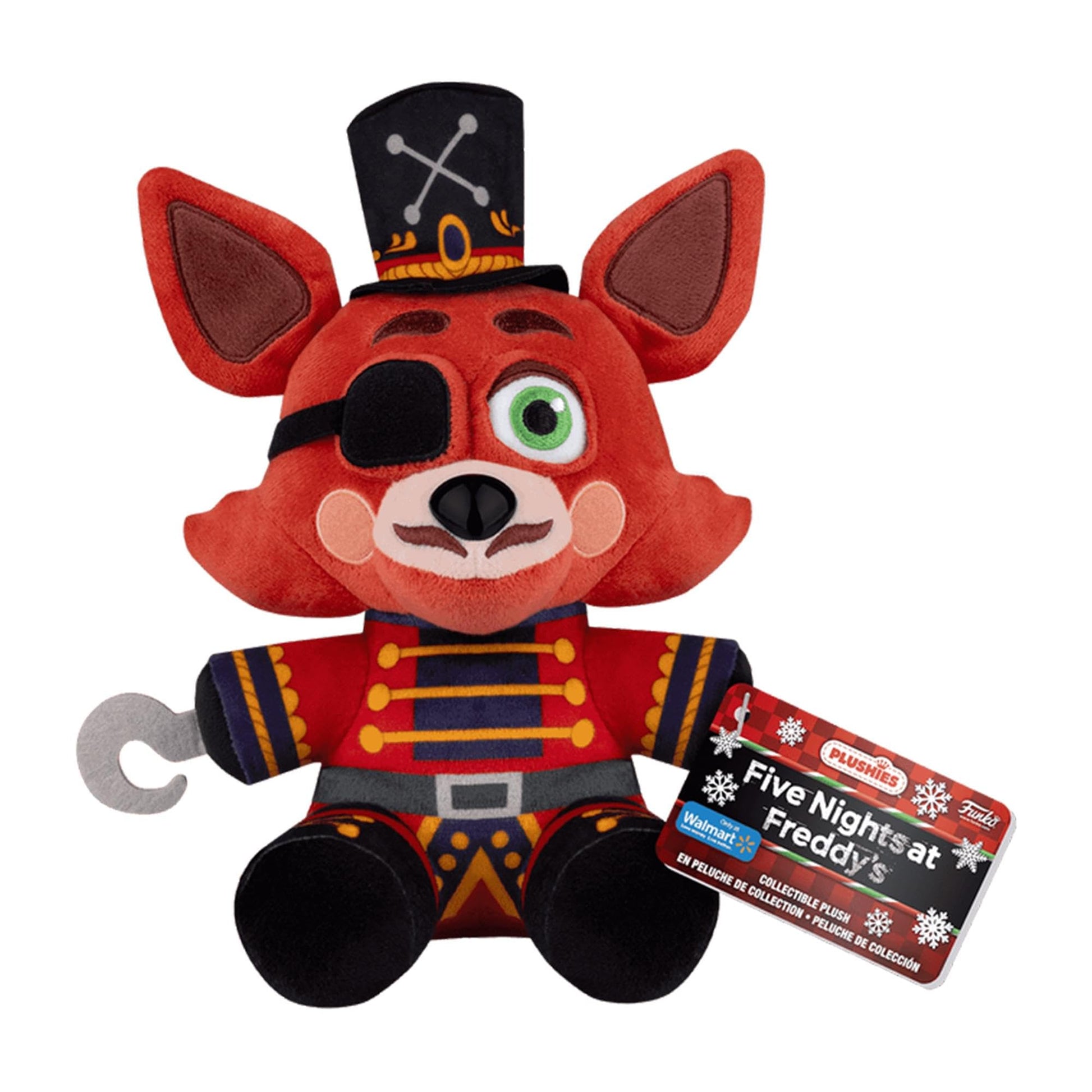 Funko Plush: Five Nights At Freddy's (FNAF) - Foxy Nutcracker - (CL 7") - Collectable Soft Toy - Birthday Gift Idea - Official Merchandise - Stuffed