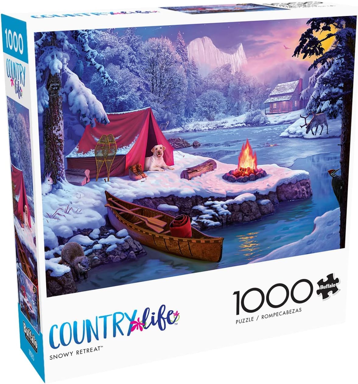 Buffalo Games - Snowy Retreat - 1000 Piece Jigsaw Puzzle for Adults