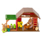 Li’l Woodzeez - Happy Harvest Farm Playset - 20 Pcs Doll Playset with Farmer & Garden Accessories - Pretend Play Toy Barn for Kids Age 3+
