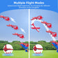 Neoot Toy Airplane, 3 Pack Airplane Launcher Toys 2 Flight Mode Glider Plane Outdoor Toys for Kids Ages 3 4 5 6 7 8 9 10 11 12 Year Old Boys & Girls