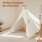 wilwolfer Kids Teepee Tent for Girls or Boys, Foldable Play Tent for Toddler Suit for Indoor and Outdoor Play, Protable Kids Playhouse Children