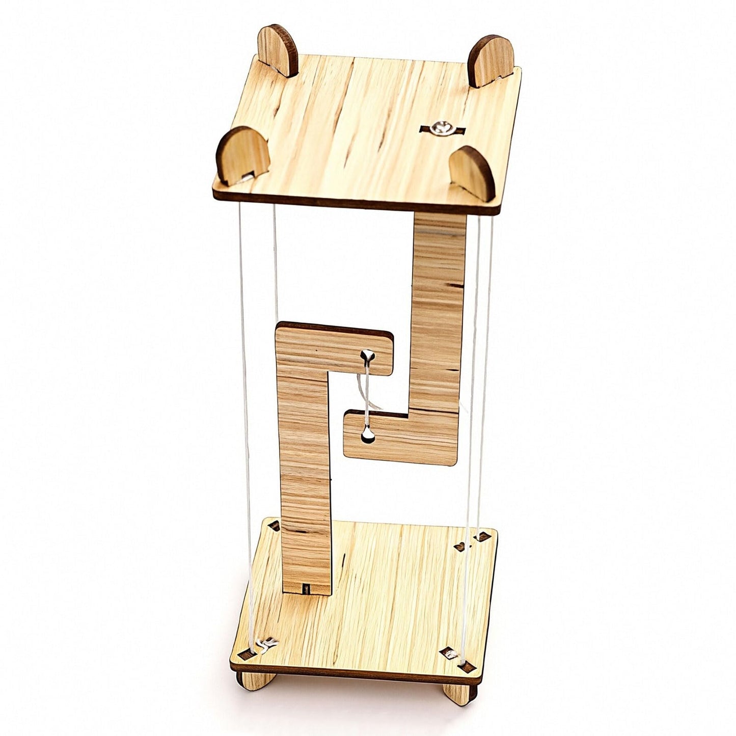 Hikiwin DIY Wooden Floating Building Science Kit, Creative Tensegrity Building Education Model Kit, Anti Gravity Structure Building Blocks Science