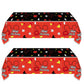 SHONHONG 2pcs Red Cartoon Mouse Party Tablecloth,Red Mouse Theme Birthday Decoration