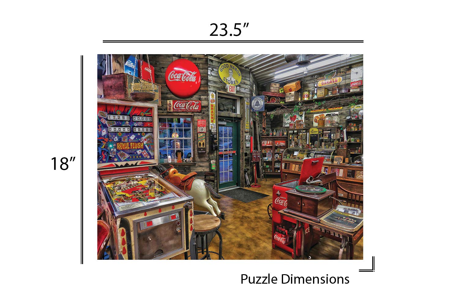 Springbok's 500 Piece Jigsaw Puzzle Good Nabor Stores - Made in USA