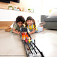 Hot Wheels Toy Car & Track, RacerVerse Batman’s Escape Chase Vehicle Transforms into 3-Lane Raceway with 1 Die-Cast Batman & 1 Joker