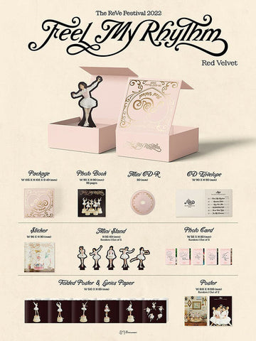 DREAMUS Red Velvet - The Reve Festival 2022: Feel My Rhythm [Orgel ver.] Album+Pre Order Limited Benefits+CultureKorean