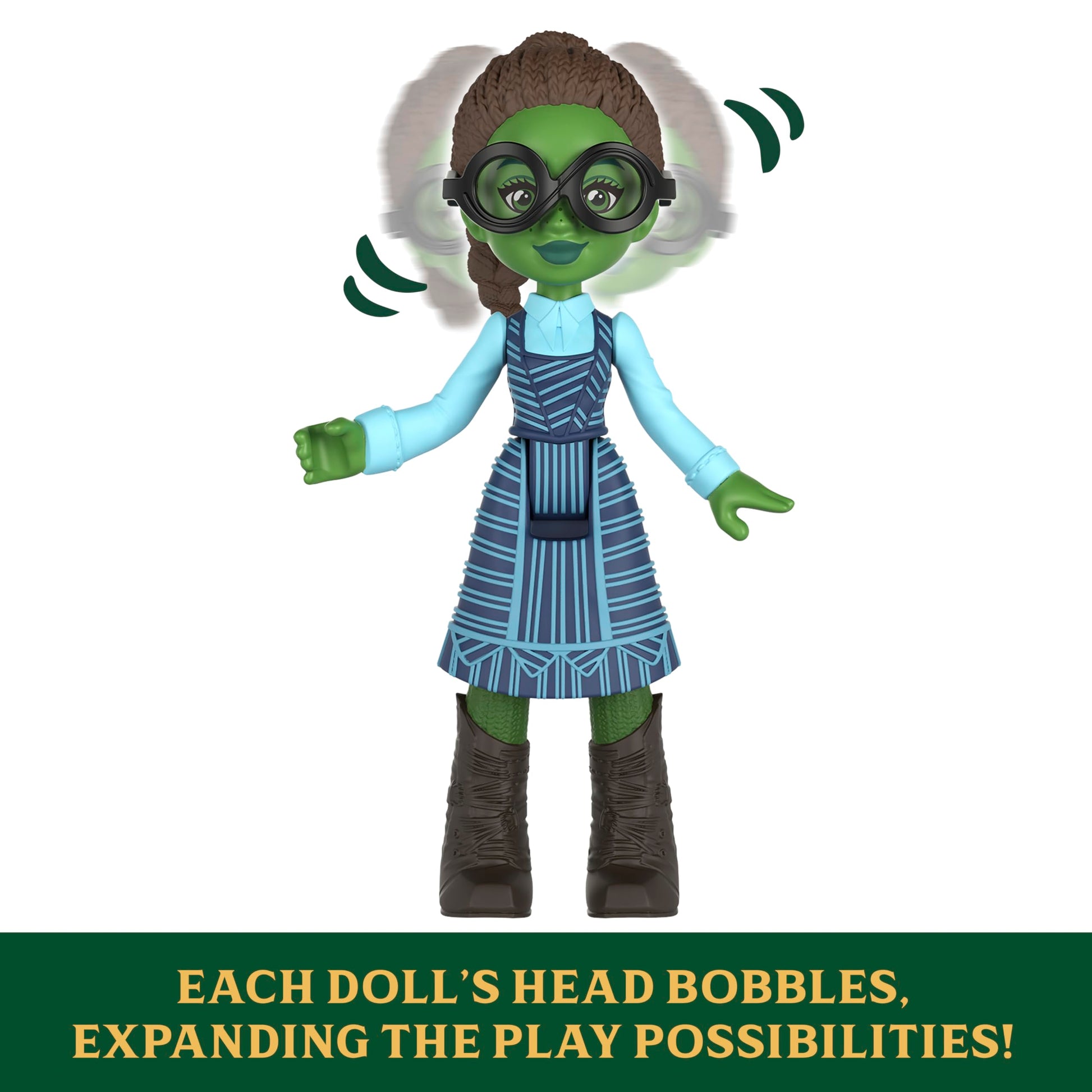 Mattel Universal Pictures’ Wicked Students of Shiz Multipack, 5 Small Dolls with Signature Looks and 9 Storytelling Accessories, Inspired by the Movie