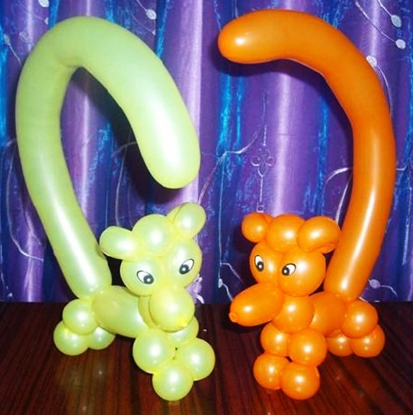 100Pcs Multi 260 Balloons Multi Long Skinny Latex Balloon for Animal Ballons, Premium Quality Balloons for Beginners Baloons Making Kid's Carnivals