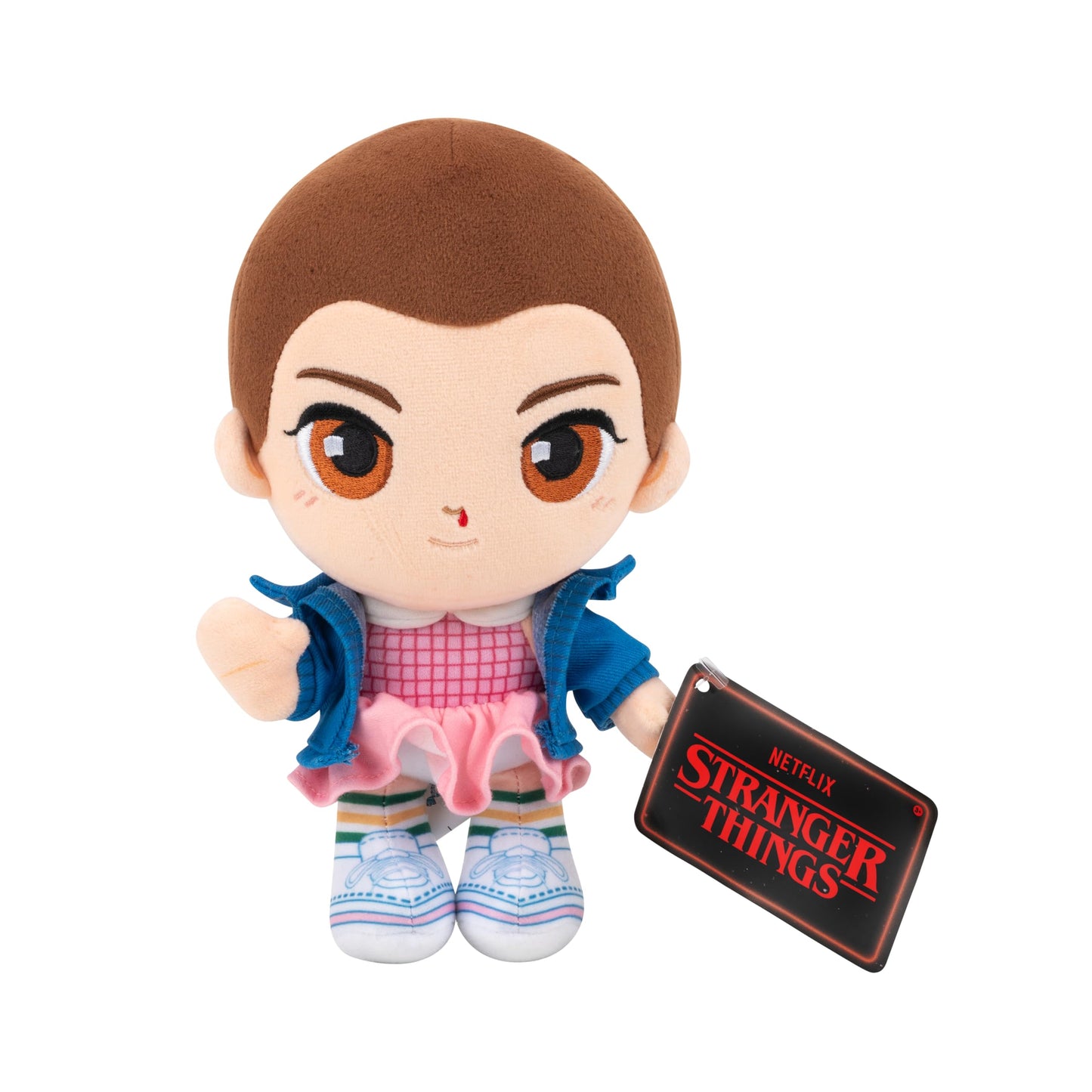 Stranger Things Eleven Plush - 8-Inch Soft Plush with Special Embroidery