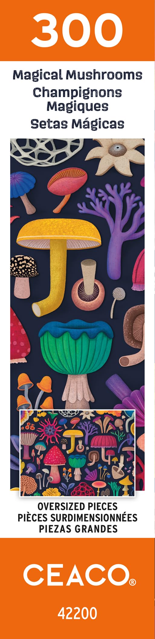 Ceaco - Magical Mushrooms - 300 Large Piece Jigsaw Puzzle for Adults