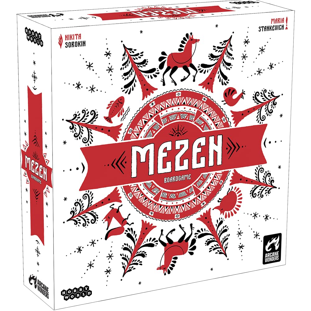 Arcane Wonders Mezen - Strategy Board Game - for 1 to 5 Players and Ages 8+
