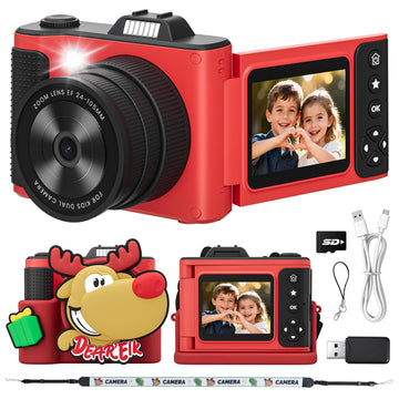 Kids Digital Camera for Girls Boys Age 3-10, My First Camera, 1080P HD Video, Toddler Camera Easy to Use, Shockproof Durable, Toys Gift for Kids