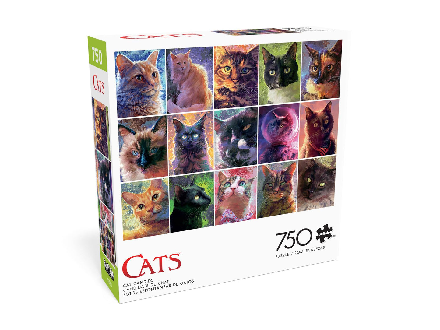 Buffalo Games - Cat Candids - 750 Piece Jigsaw Puzzle for Adults