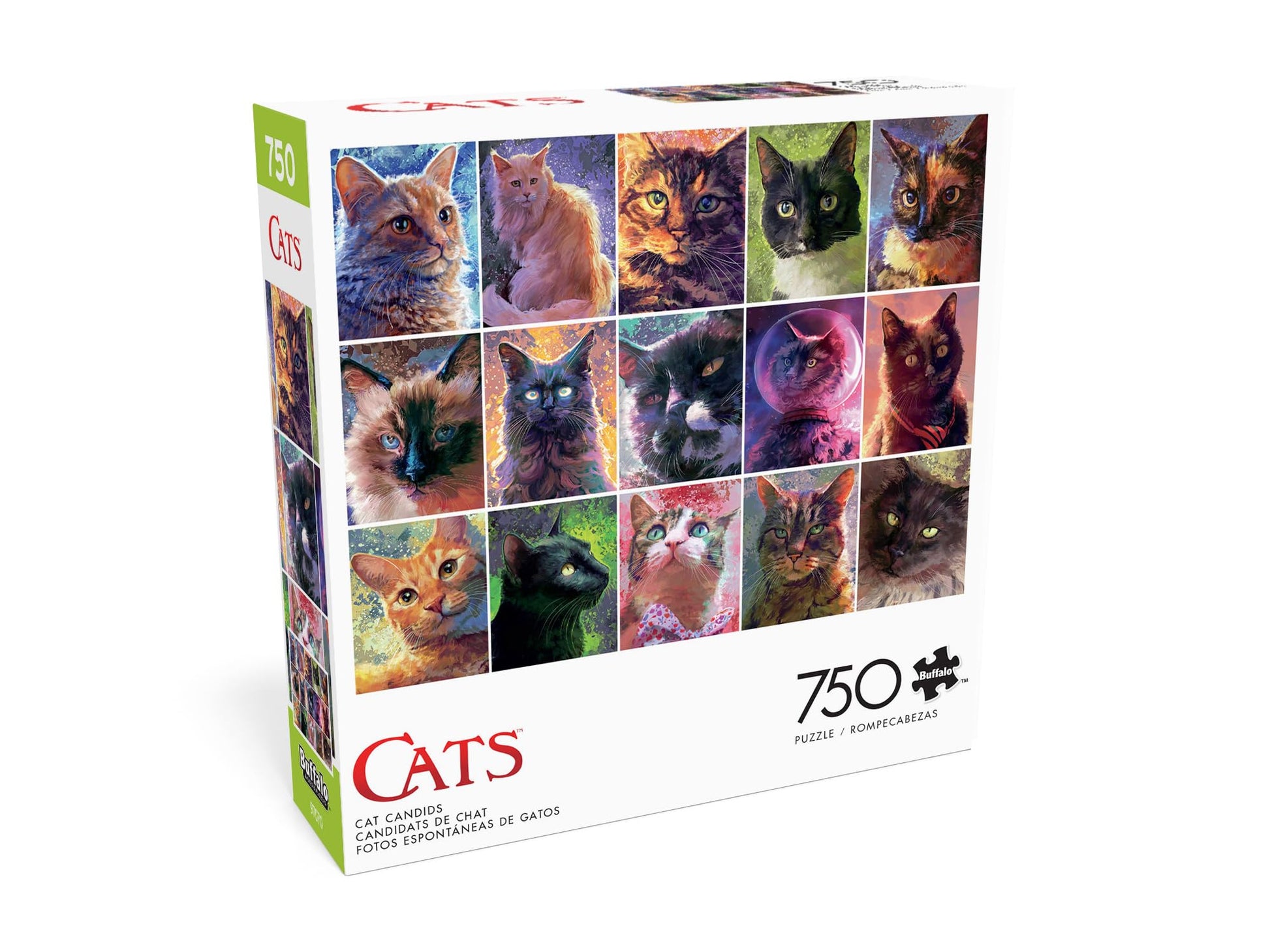 Buffalo Games - Cat Candids - 750 Piece Jigsaw Puzzle for Adults