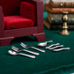 12-Piece 1/12 Scale Silver Miniature Cutlery Set - Stainless Steel Dollhouse Accessories for Cupcake Decorations and Model Displays (0.8" Tiny