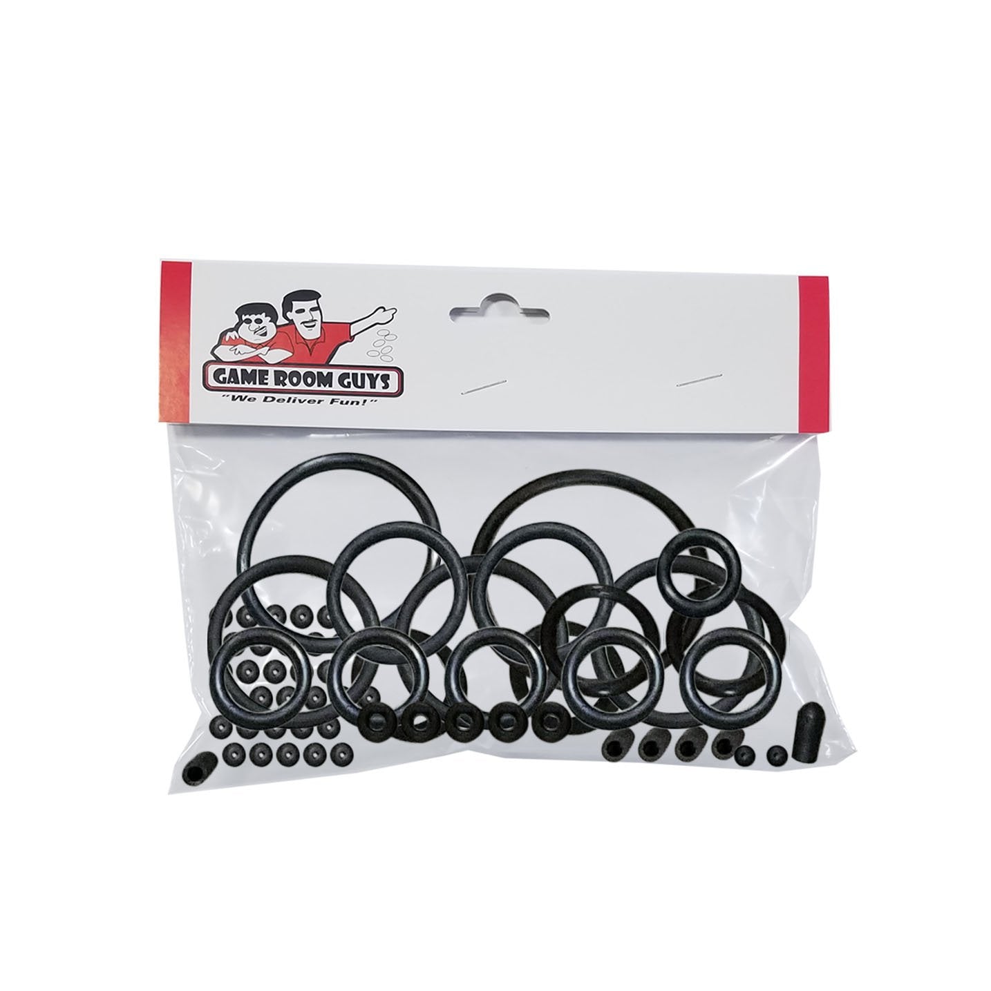 Game Room Guys Williams Pinbot Pinball Black Rubber Ring Kit