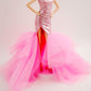 Cora Gu Handmade Pink Mermaid Dress Fit 12 inch Doll and Doll Not Included