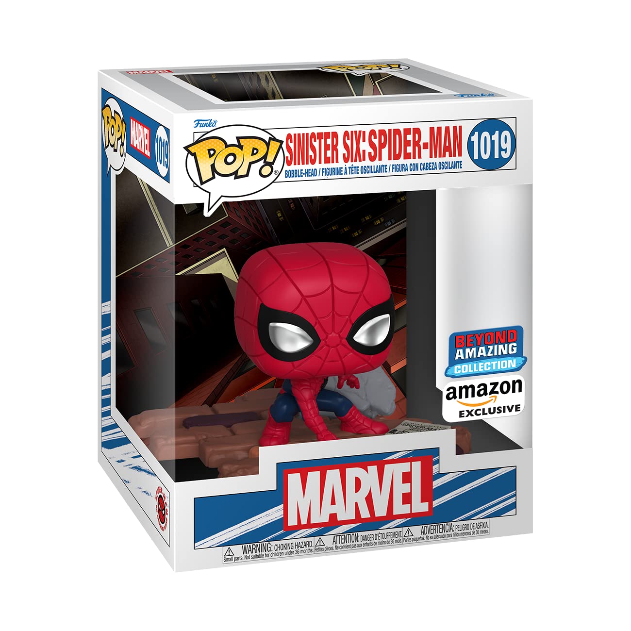Funko Pop Deluxe: Marvel Sinister 6 - Spider-Man Figure 7 of 7 - Marvel Comics - Amazon Exclusive - Collectable Vinyl Figure - Gift Idea - Official