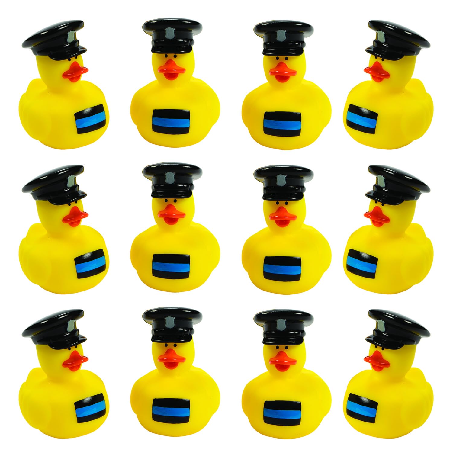 Fun Express Police Rubber Ducks 12 Pack