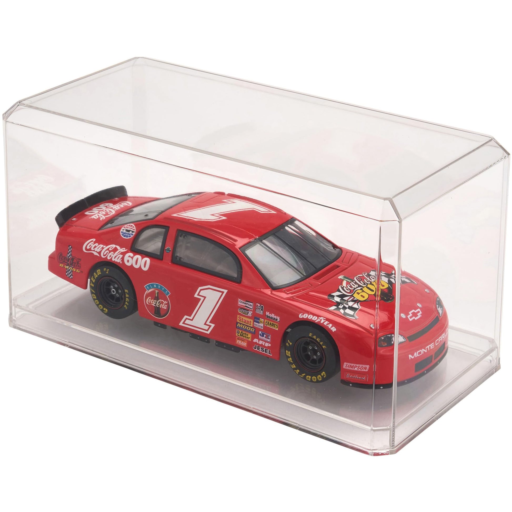 Pioneer Plastics 094C Clear Plastic Display Case for 1:24 Scale Cars, 9" W x 4.125" D x 4.375" H (Mailer Box)