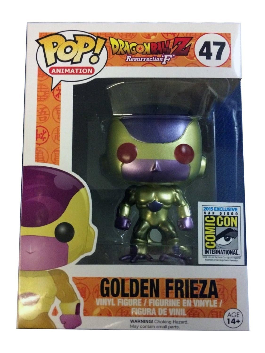 Funko Pop Golden Frieza No. 47 Action Figure with Red Eyes