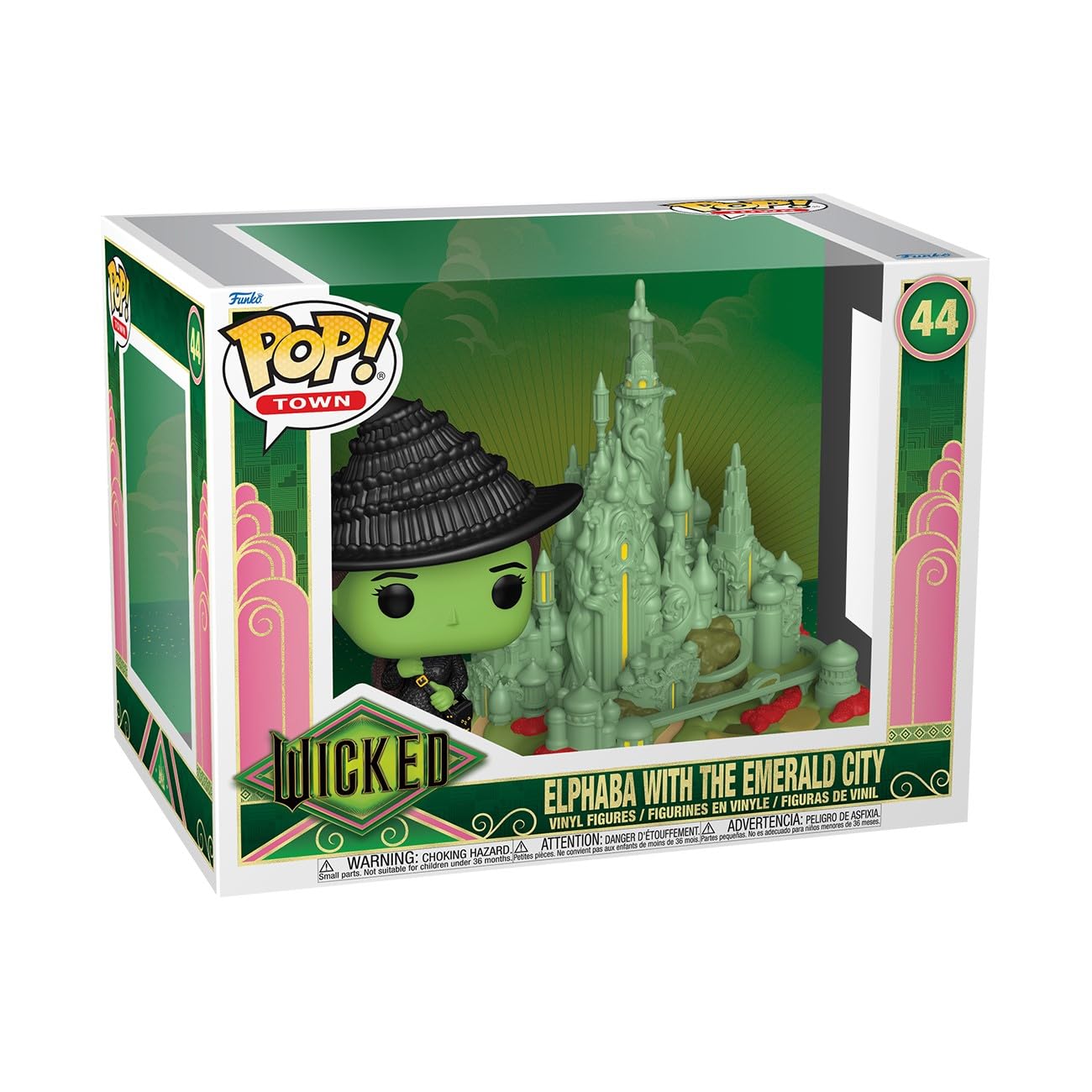 Funko POP! Town: Wicked - Elphaba with The Emerald City