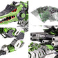 Microworld 3D Metal Puzzle,The Marsh Gavial Mechanical Crocodile Animal Model Building Kit, DIY Brain Teaser Challenge Metal Kits Art Craft Gifts Toy