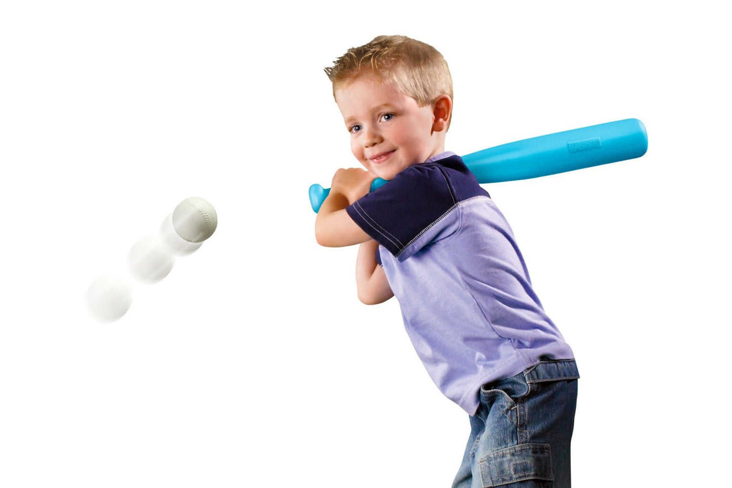 Fisher-Price Grow-to-Pro Triple Hit Baseball