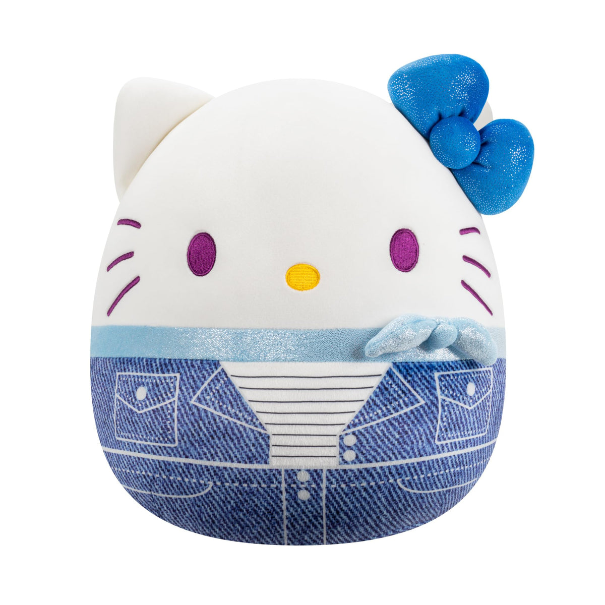 Squishmallows Original Sanrio 12-Inch Denim Hello Kitty Plush