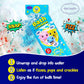 SWCANDY Bath Crackles for Kids, 12 Pack Sensory Bath Toys, Crackle Pop & Fizz Bath Crystals, Nontoxic Fragrance-Free Mess-Free Toddler Bathtub Toys