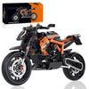 HIGH GODO Technic Motorcycle Building Set, 1:8 MOC Motorcycle Model Kit for Adults, Build and Display Ideas Cool Toys Gift for Teens Adults 14+